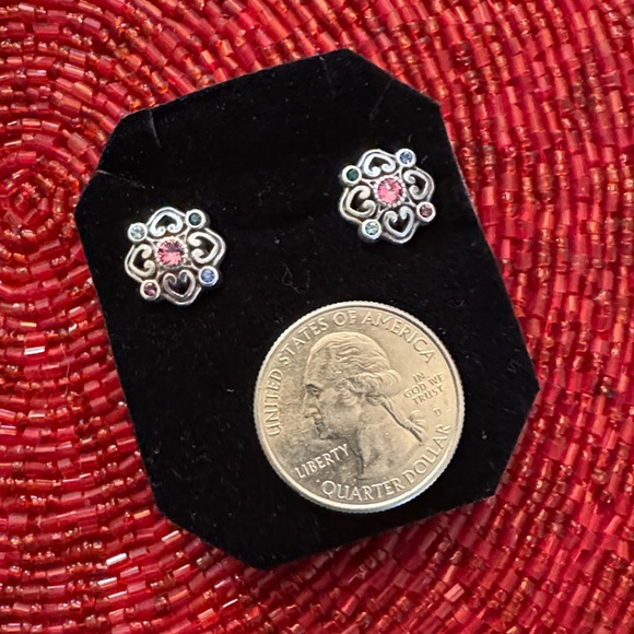 🪷Brighton Elora Gems Floral Post Earrings ~ NWOT - Picture 4 of 10